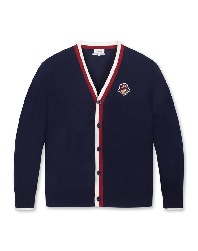 골든베어 Color Pointed Cardigan G4WAW25701NYX 착용컷