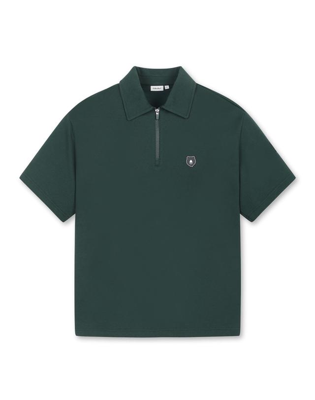 골든베어 Stand Collar Half-Zip Sweatshirt G4TAW25761GRX 착용컷