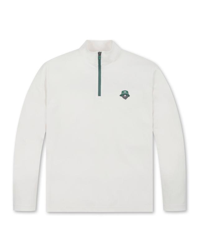 골든베어 (U) Lightweight Half Zip-up T-shirt G4TAW25722IVX 착용컷