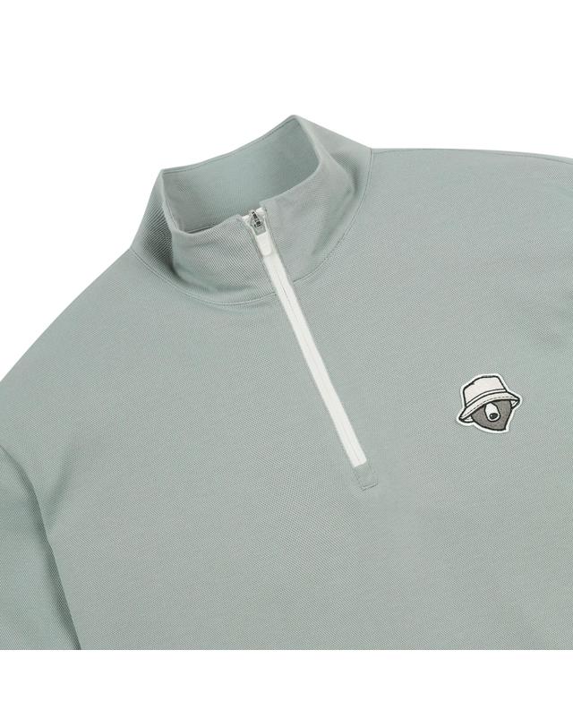 골든베어 (U) Lightweight Half Zip-up T-shirt G4TAW25722MIX 착용컷