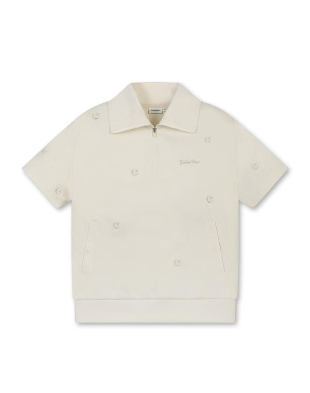 골든베어 (W) Moon Embroidery Half Zip-up Sweat G5TAW25702YEX 착용컷