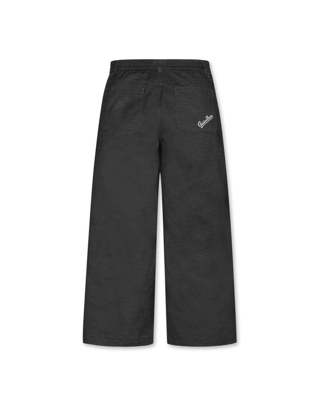 골든베어 (W) Loose Fit Denim Like Pants G5PAW25751BKX 착용컷