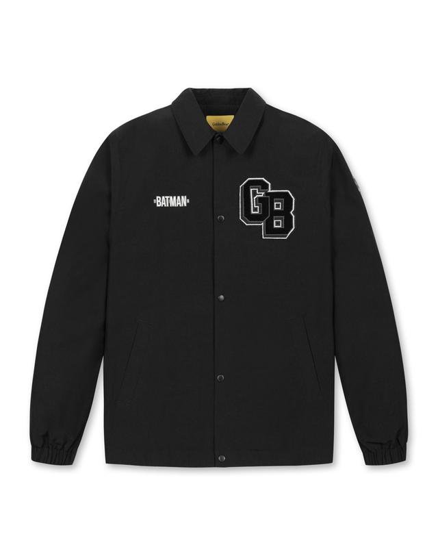 골든베어 (M)(GOLDENBEAR X BATMAN) 로고 코치 자켓 G4UAW25011BKX 착용컷