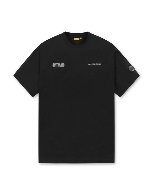 골든베어 (U)(GOLDENBEAR X BATMAN) 백그래픽 반팔 라운드 티셔츠 G4TAW25041BKX 착용컷