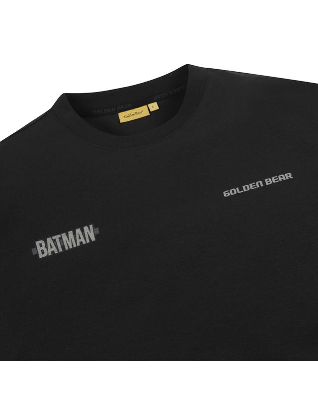 골든베어 (U)(GOLDENBEAR X BATMAN) 백그래픽 반팔 라운드 티셔츠 G4TAW25041BKX 착용컷