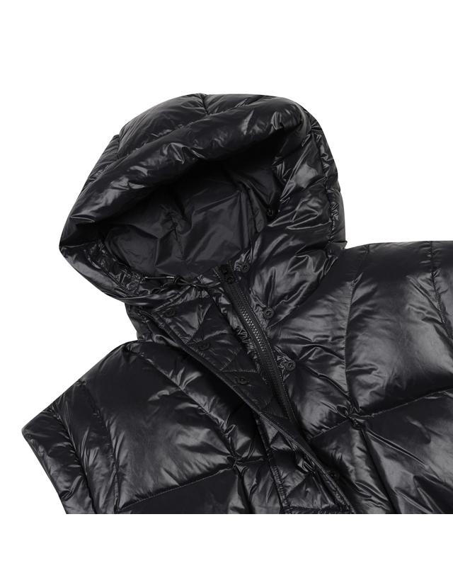 골든베어 (W) Mid Length Down Vest G5VAW25801BKX 착용컷