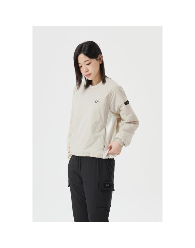 골든베어 (W) Padded Woven Sweat G5TAW25881GYX 착용컷