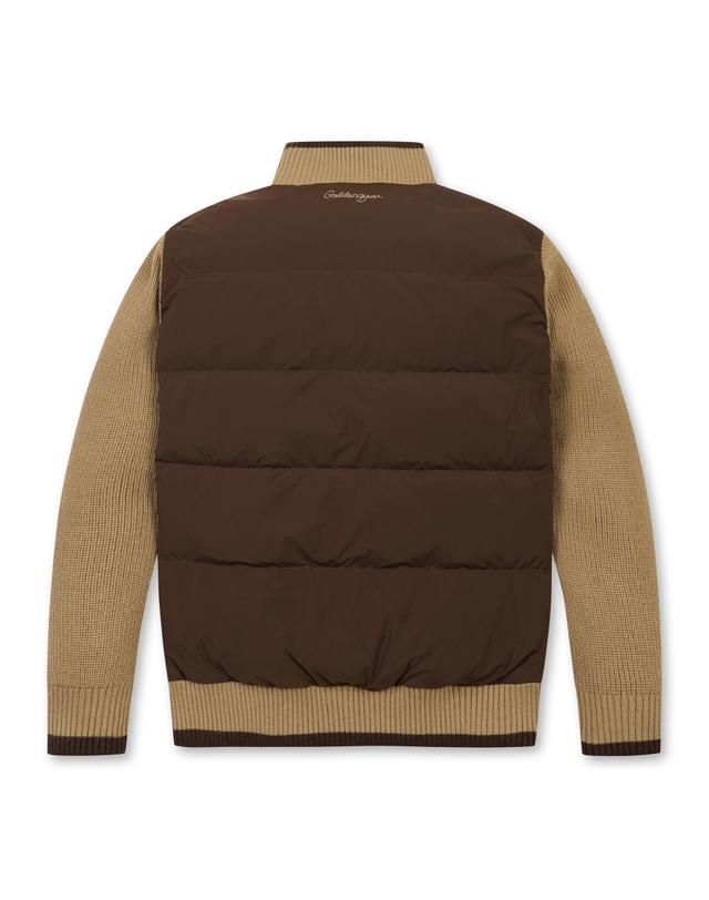 골든베어 Knit Hybrid Down Jumper G4UAW25831BRX 착용컷