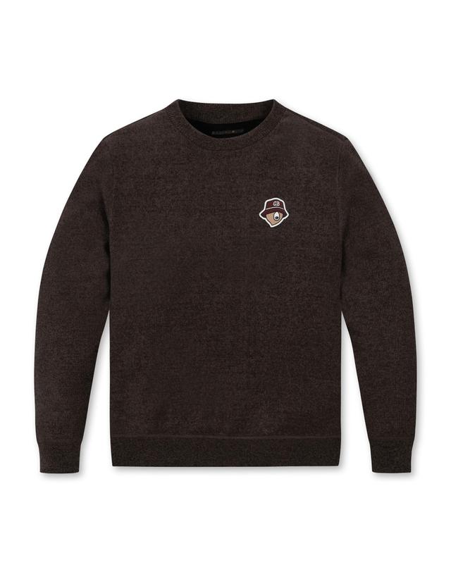 골든베어 Soft Boucle Bonded Fabric Pullover G4WAW25901BRX 착용컷