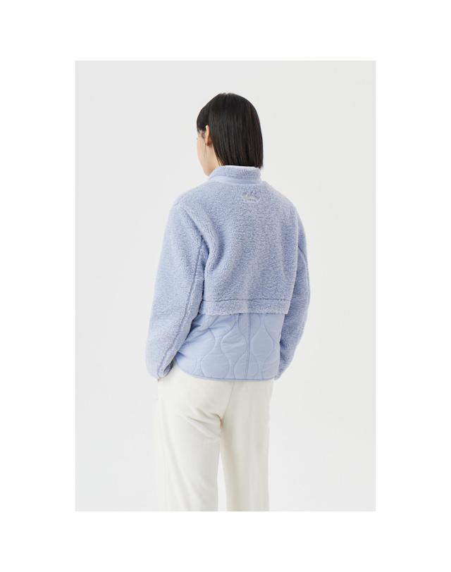 골든베어 (W) Fleece Hybrid Quilted Jacket G5UAW25931BUX 착용컷
