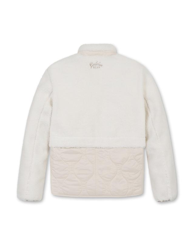 골든베어 (W) Fleece Hybrid Quilted Jacket G5UAW25931IVX 착용컷