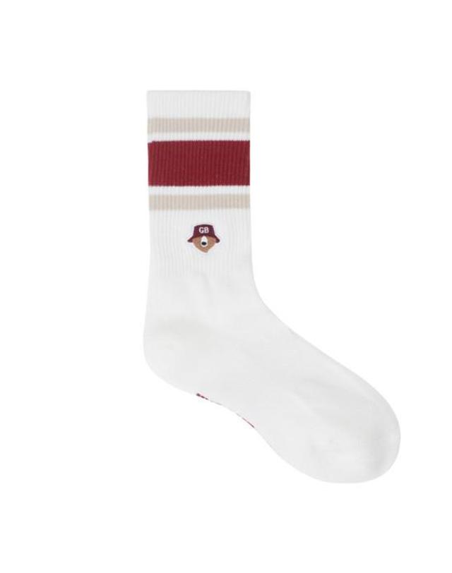 골든베어 TRI-Color Stripe Socks G6LAX26001WIX 착용컷