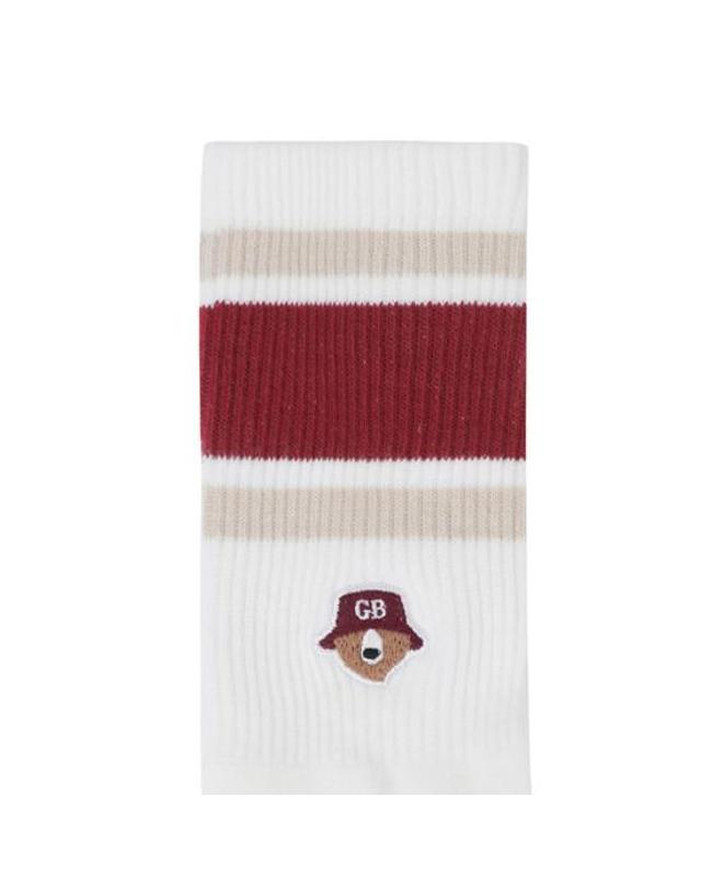 골든베어 TRI-Color Stripe Socks G6LAX26001WIX 착용컷