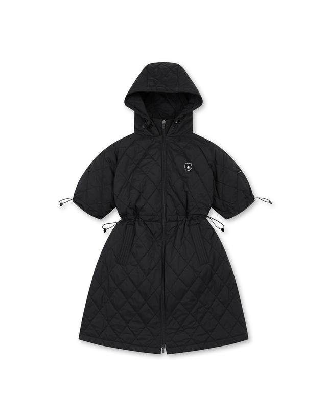 골든베어 (W) Short Sleeve Quilted Dress G5UAW25911BKX 착용컷