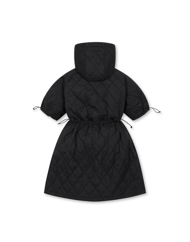 골든베어 (W) Short Sleeve Quilted Dress G5UAW25911BKX 착용컷