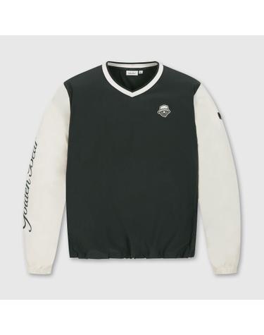 (여성) Contrast Back Mid-length Woven Pullover G5TAW26003GRX