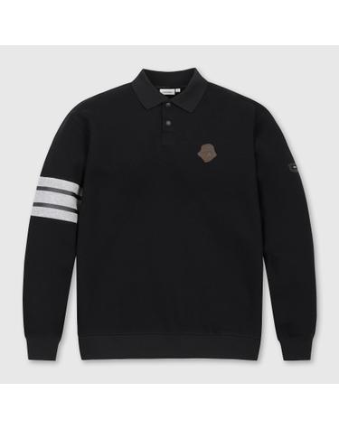 (남성) Border Line Sleeves Collar Sweatshirt G4TAW26201BKX