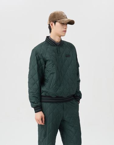 (남성) Quilted Ribbed Neck Pullover G4TAW26203GRX