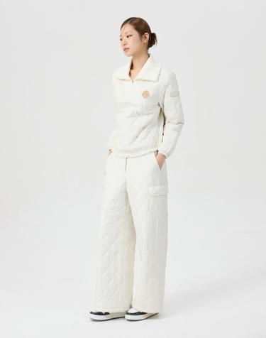 (여성) Quilted Wide Pants (SET UP) G5PAW26201IVX