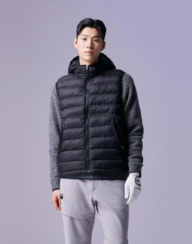 (남성) Light-weight Padded Hood Vest G4VAW26501BKX