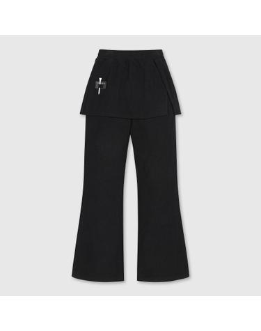 (여성) Wrapped Skirt Jersey Pants (SET UP) G5PAW26204BKX