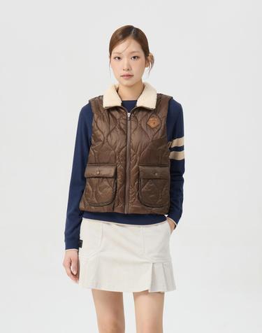 (여성) Back Graphic Quilted Vest G5VAW26201BRX