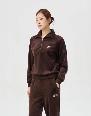 (여성) Velour Raglan Half Zip-up (SET UP) G5TAW26203BRX