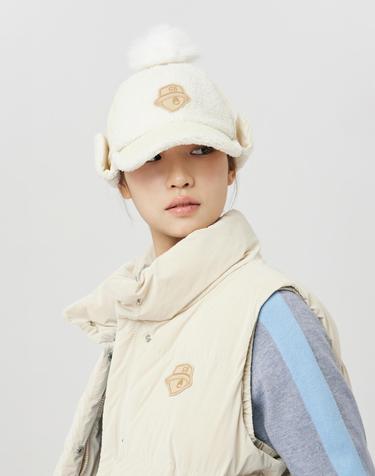 골든베어 (여성) Corduroy Fleece Hybrid Winter Cap G6RAX26402IVX