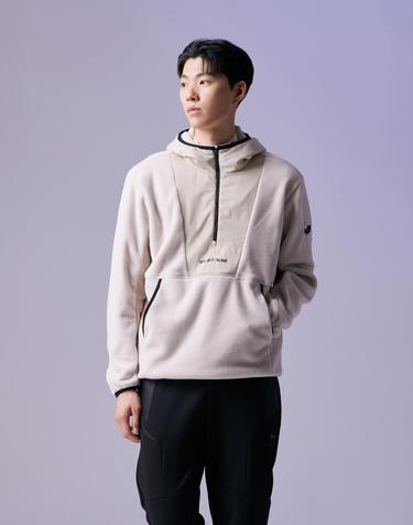 (남성) Woven Fleece Hybrid Half-Zip Hoody G4TAW26503BEX
