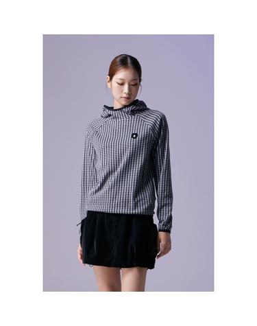 (여성) Check Thermal Quarter-Zip Mid-Layer G5TAW26502BKX