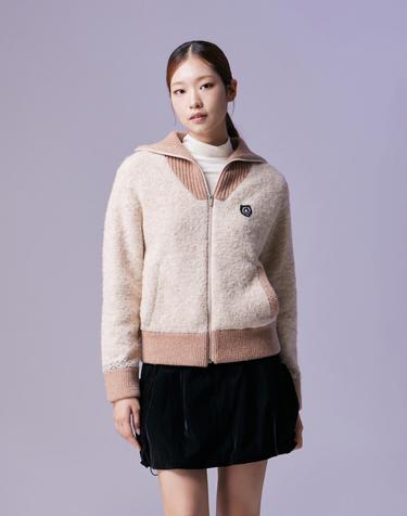 (여성) Melange Neck Point Sweater G5WAW26701BEX