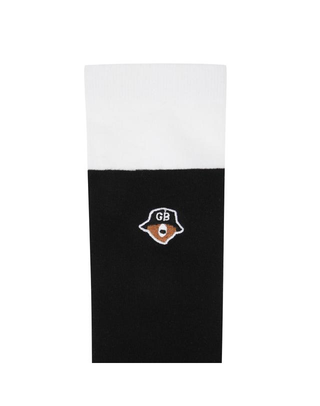 골든베어 (W) Block Contrast Knee Socks G6LAX26132BKX 착용컷
