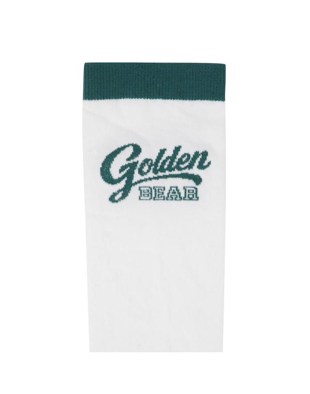 골든베어 (W) Lettering Jaquard Knee-Socks G6LAX26332WHX 착용컷