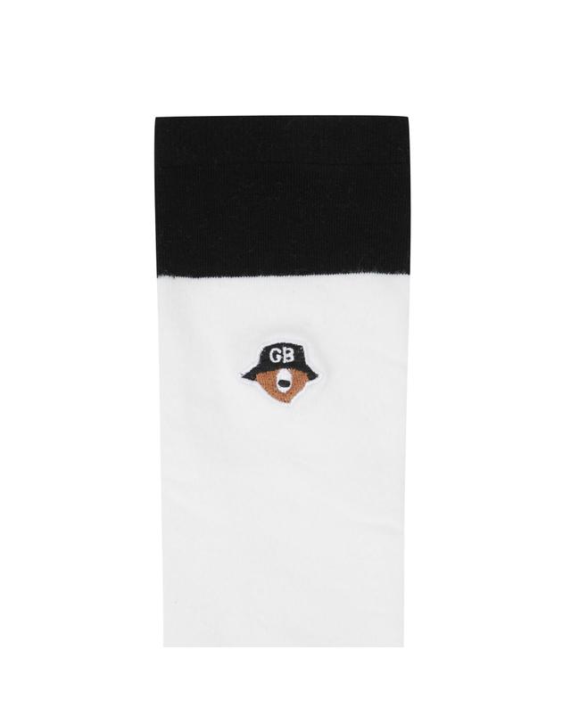 골든베어 (W) Block Contrast Knee Socks G6LAX26132WHX 착용컷