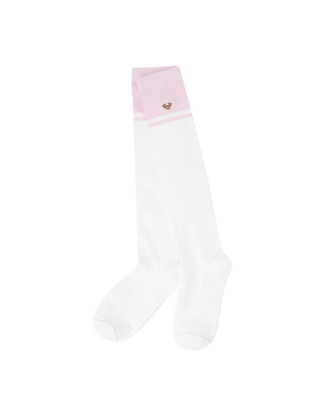 골든베어 (W) Color Block Knee-Socks G6LAX26122PIX 착용컷