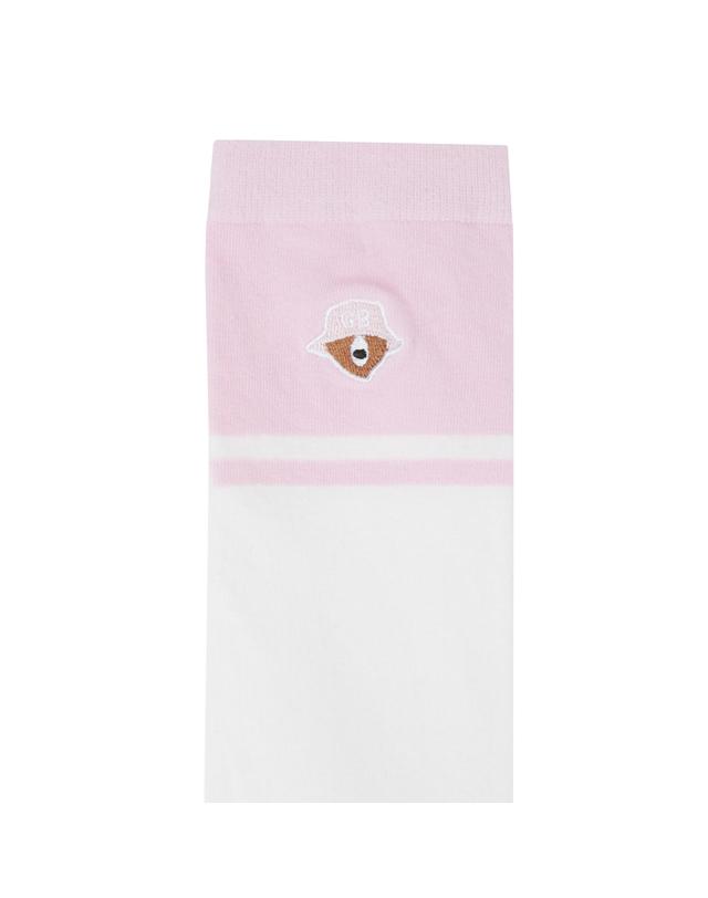 골든베어 (W) Color Block Knee-Socks G6LAX26122PIX 착용컷