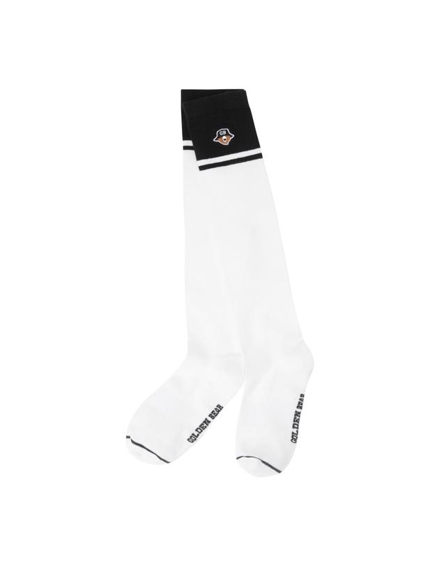 골든베어 (W) Color Block Knee-Socks G6LAX26122BKX 착용컷