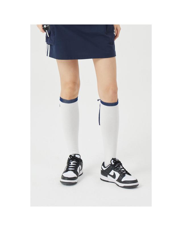골든베어 (W) Ribbon Tie Knee-Socks G6LAX26242NYX 착용컷