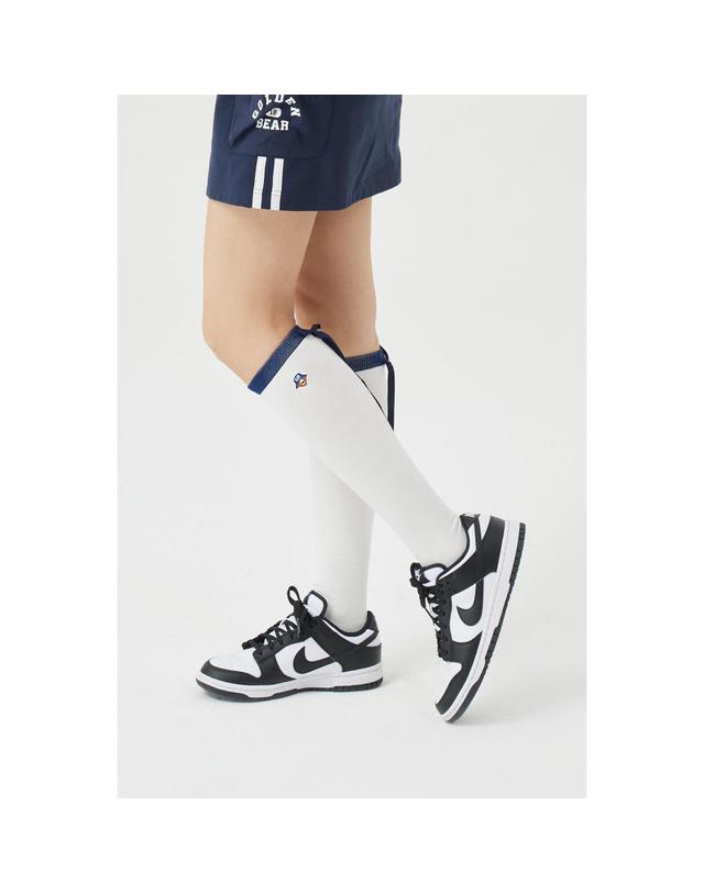 골든베어 (W) Ribbon Tie Knee-Socks G6LAX26242NYX 착용컷