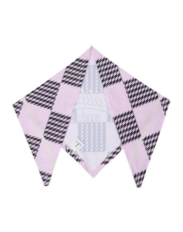 골든베어 (W) Checkerboard Scarf G6GJX26121PIX 착용컷