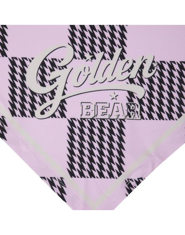 골든베어 (W) Checkerboard Scarf G6GJX26121PIX 착용컷