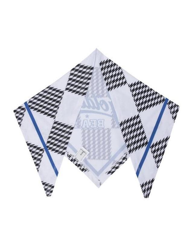골든베어 (W) Checkerboard Scarf G6GJX26121WHX 착용컷