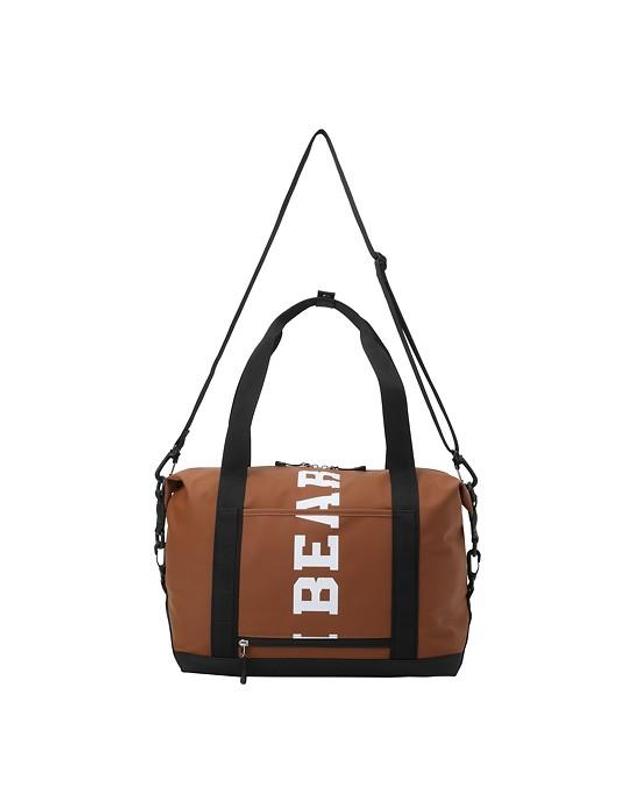 골든베어 (U) Faux leather Boston Bag G6BOX26111BRX 착용컷