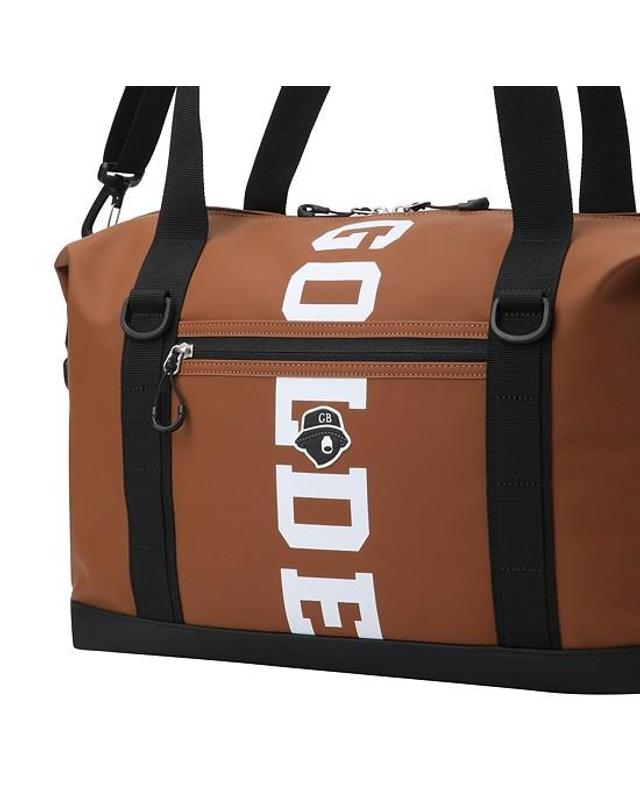 골든베어 (U) Faux leather Boston Bag G6BOX26111BRX 착용컷