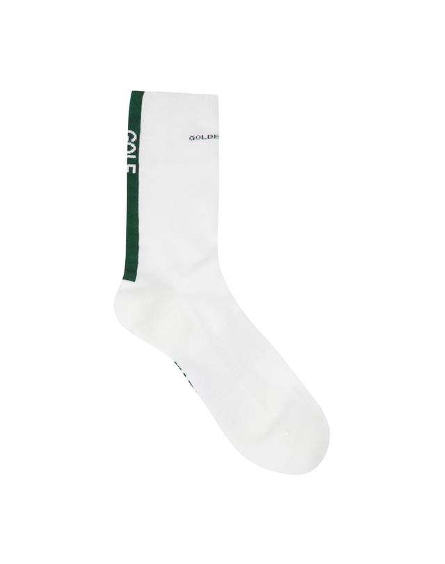 골든베어 (M) Back line Color Lettering Mid Socks G6LAX26305GRX 착용컷