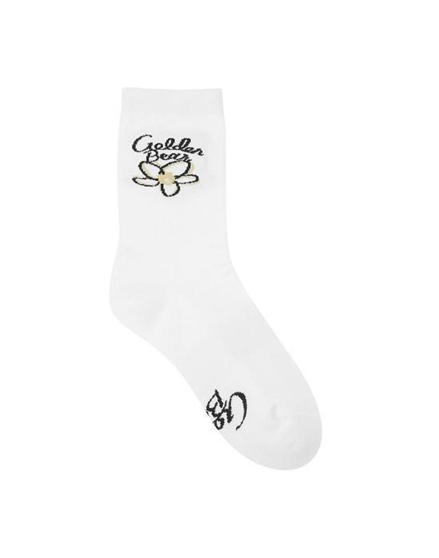 골든베어 (여성) Magnolia Graphic Socks G6LAX26401WHX 착용컷