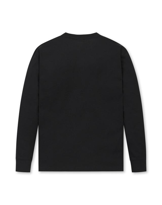 골든베어 (공용) Essential Color Long Sleeve T-shirt G4TAW26002BKX 착용컷