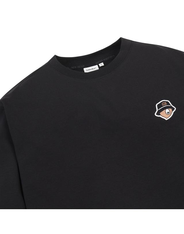 골든베어 (공용) Essential Color Long Sleeve T-shirt G4TAW26002BKX 착용컷