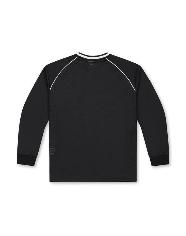 골든베어 (여성) Mesh Long Sleeve T-shirt G5TAW26001BKX 착용컷