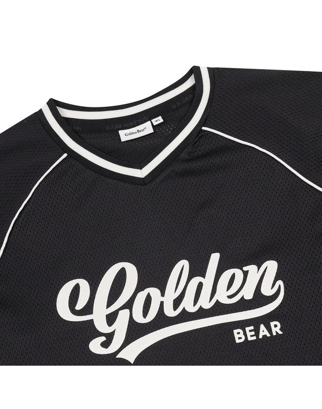 골든베어 (여성) Mesh Long Sleeve T-shirt G5TAW26001BKX 착용컷